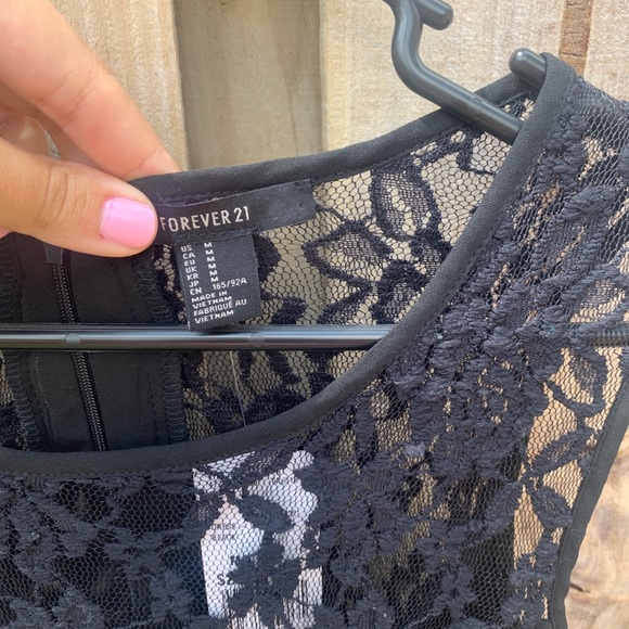 NWT Forever 21 black dress - Picture 3 of 3